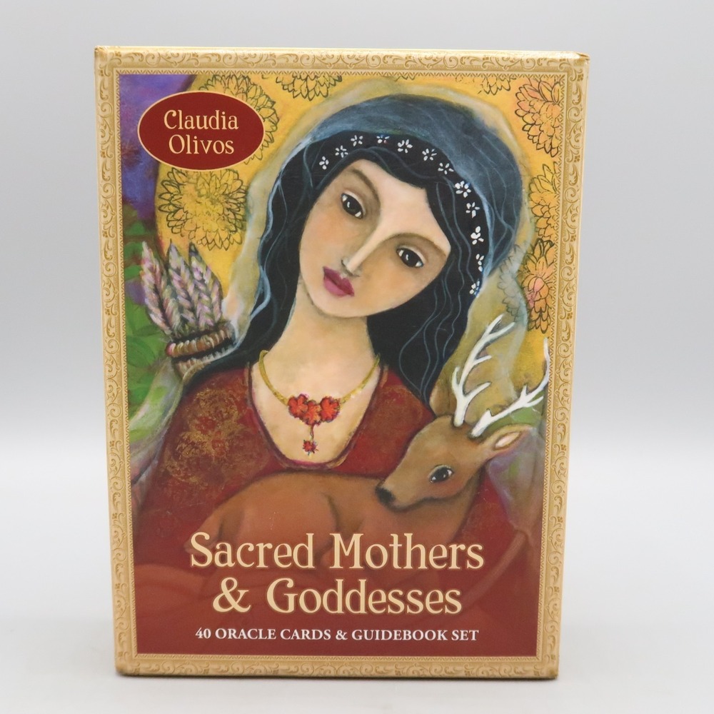 Sacred Mothers & Goddesses: 40 Oracle Cards & Guidebook Set by Claudia Olivos